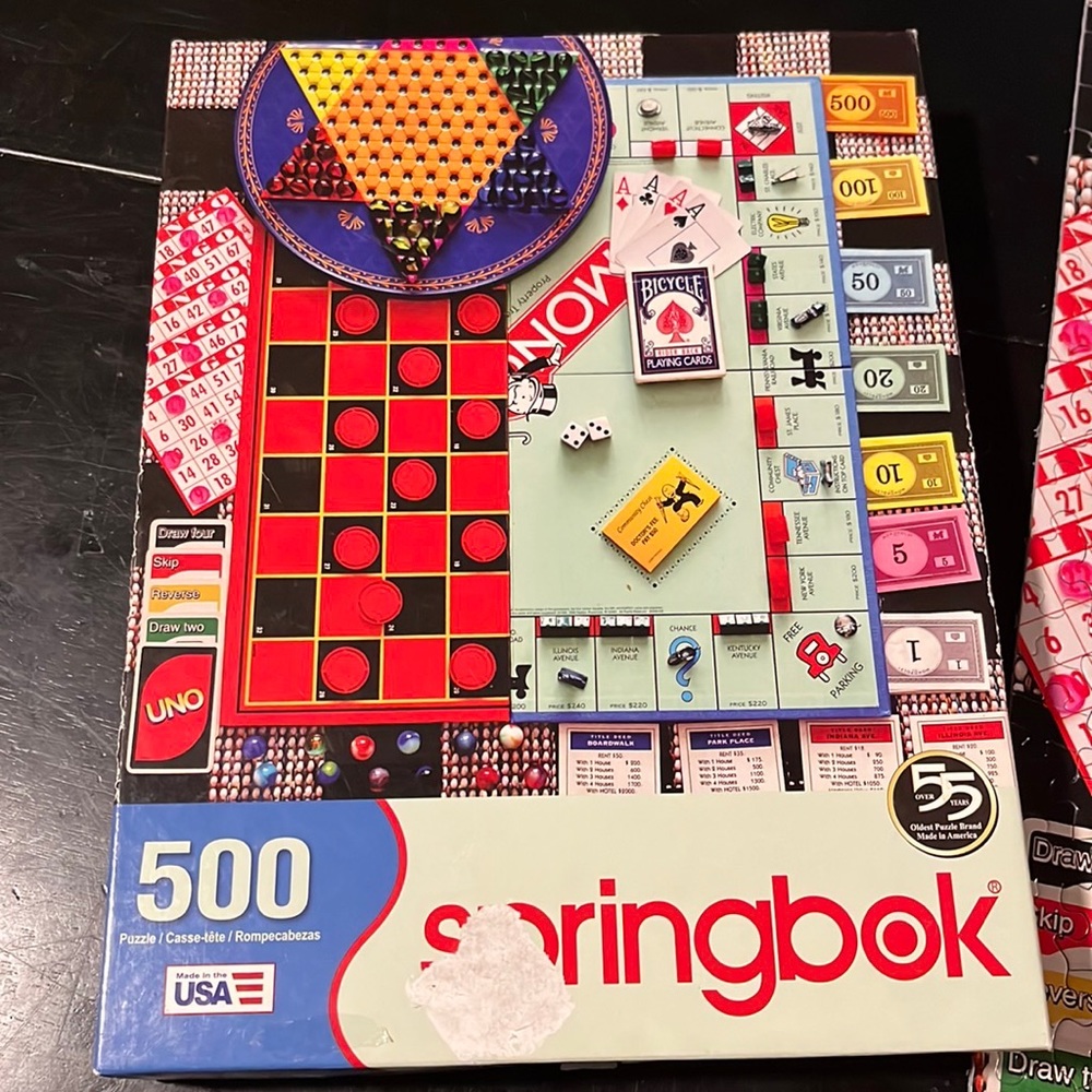 Springbok Board Games 500 pc puzzle